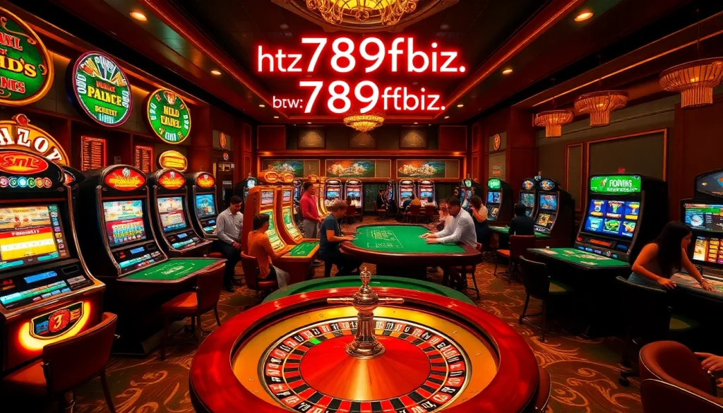 Experience the excitement at https://789ff.biz/ with players winning at dazzling casino tables full of vibrant chips and lights.